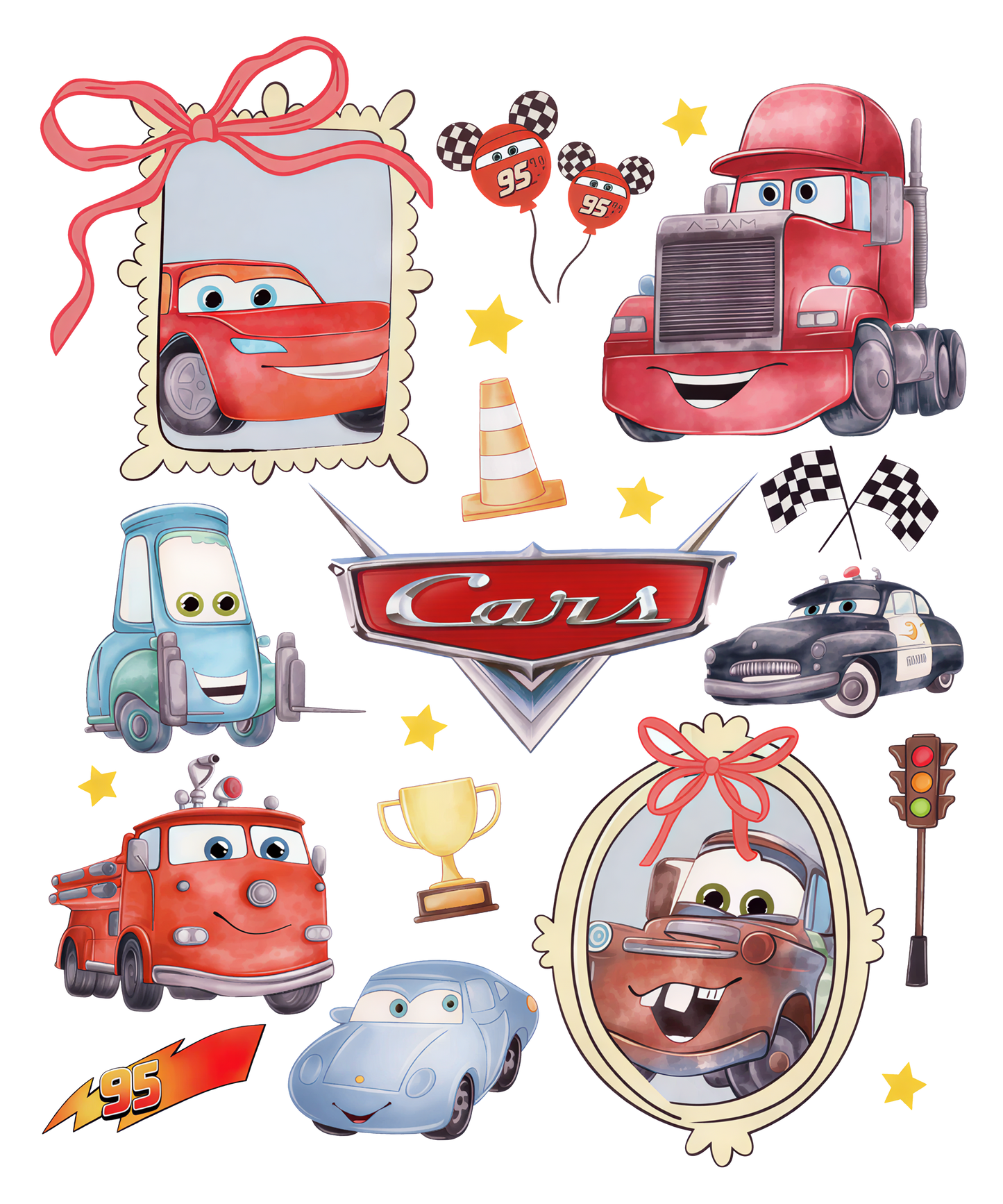 Cars Coquette Tee