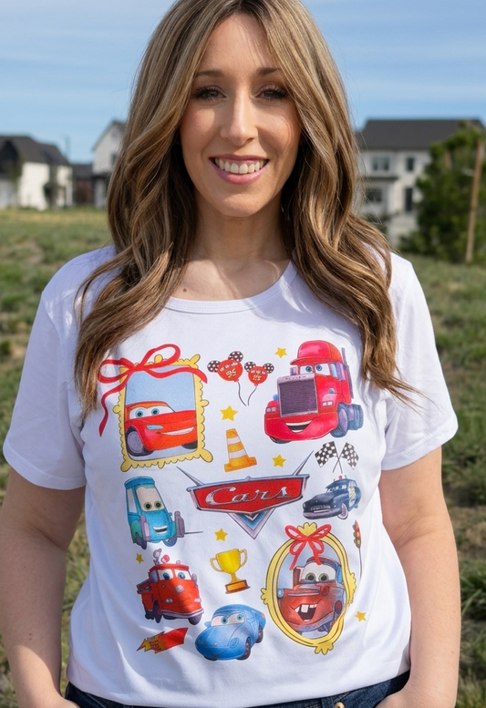 Cars Coquette Tee