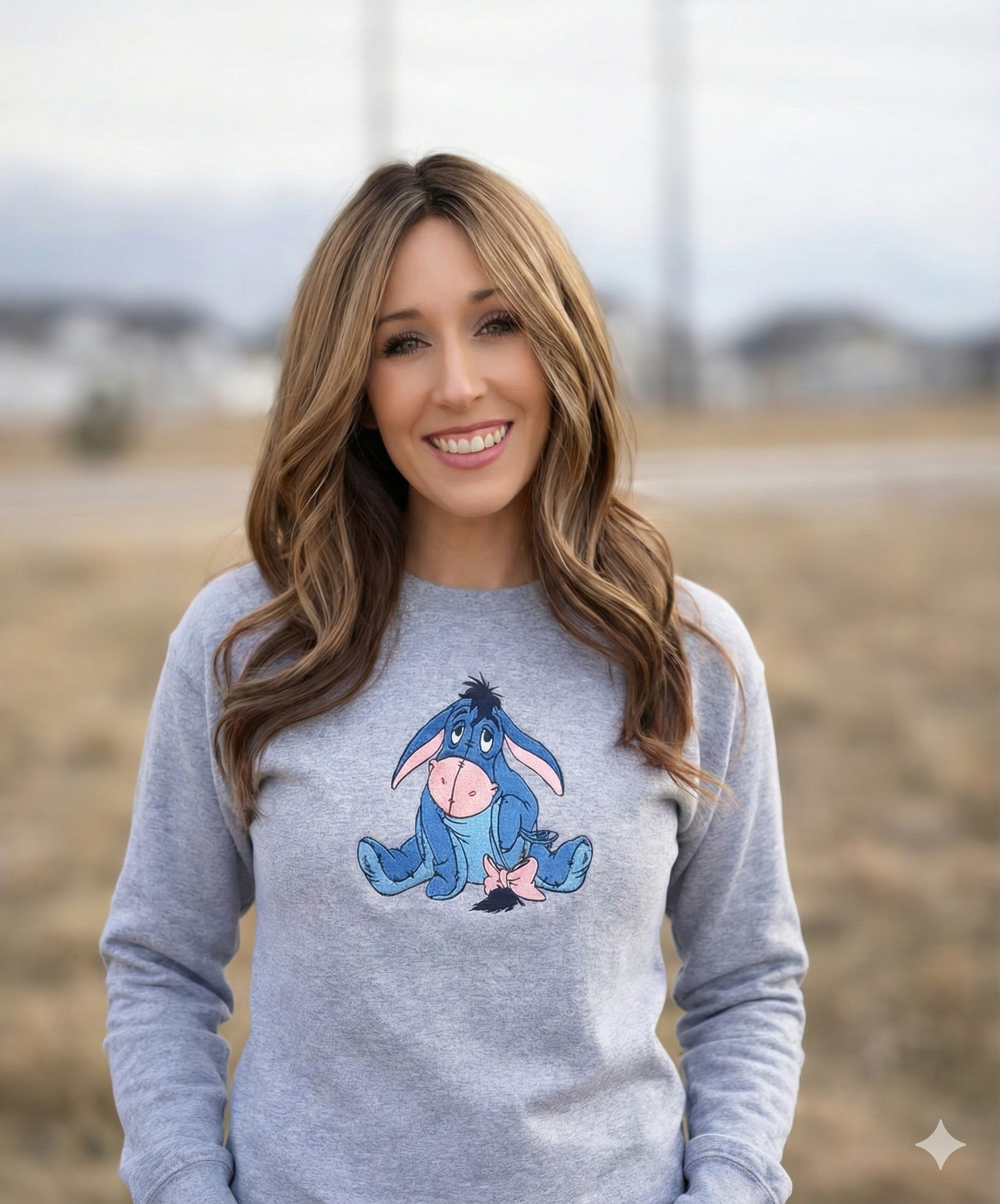Eeyore Donkey Embroidered Sweatshirt