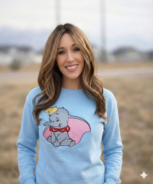 Dumbo Embroidered Sweatshirt