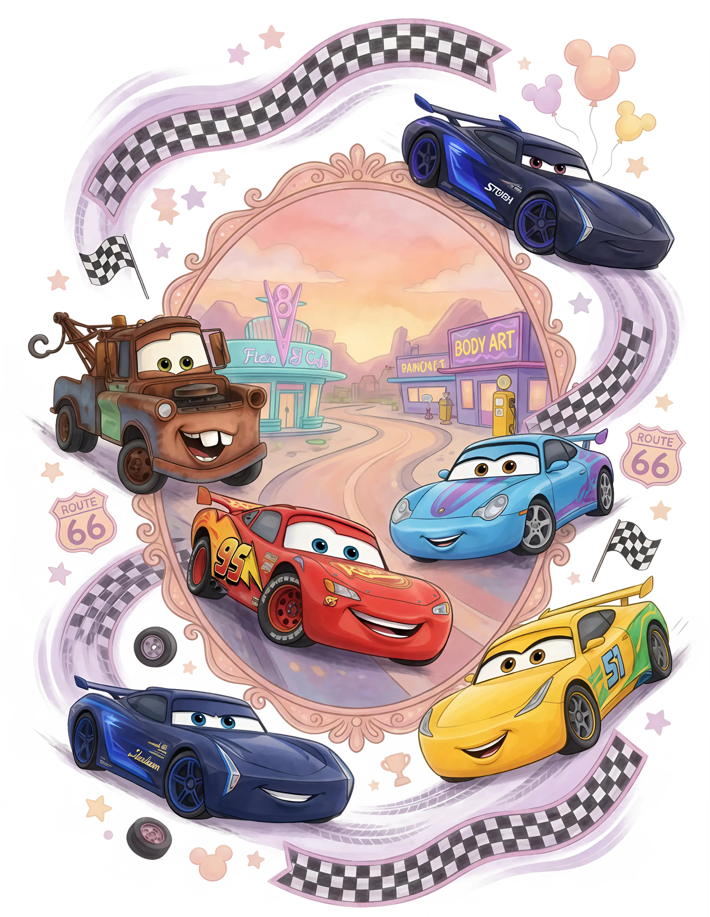 Cars Graphic Tee