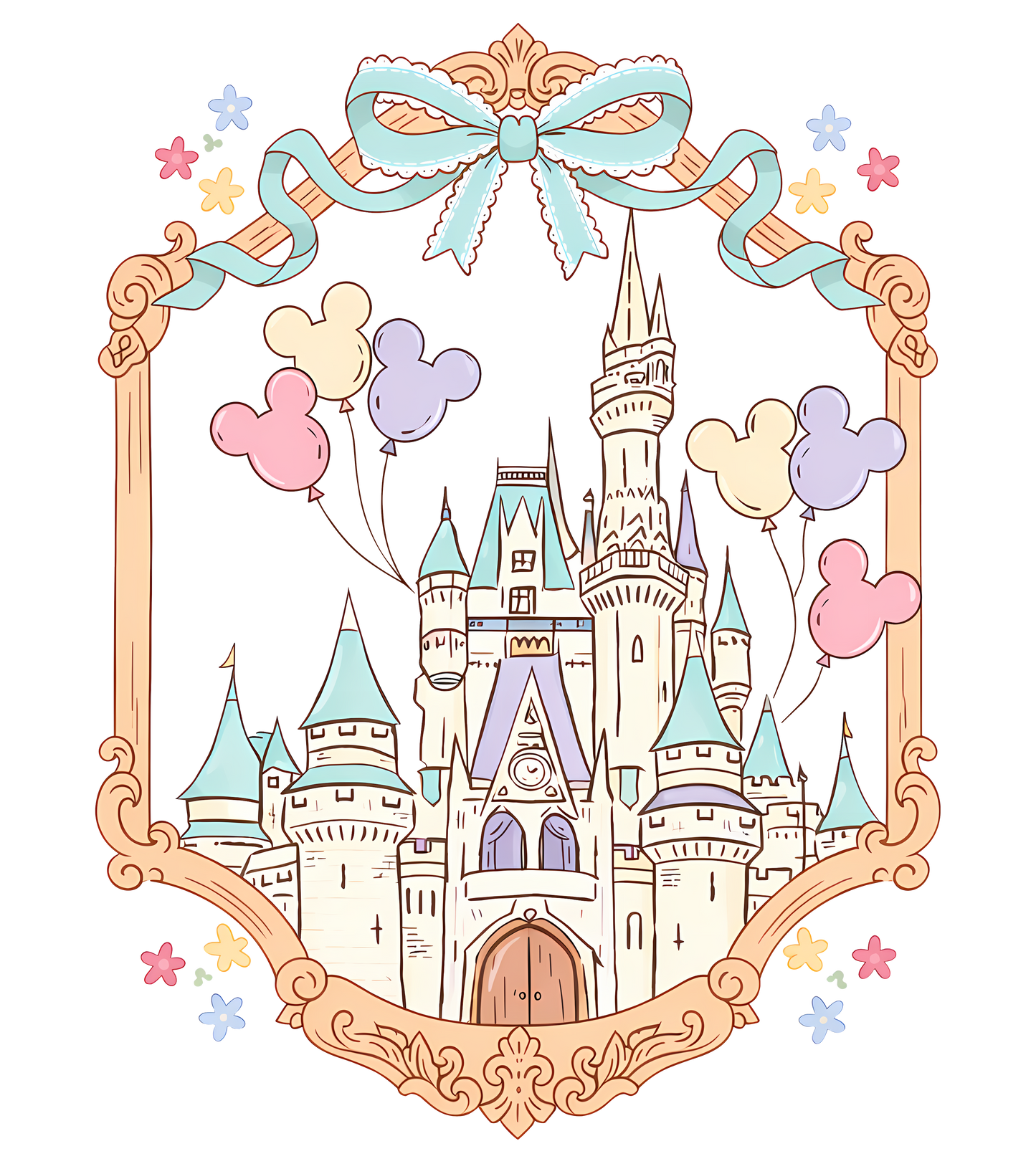 Pastel Castle Coquette Tee